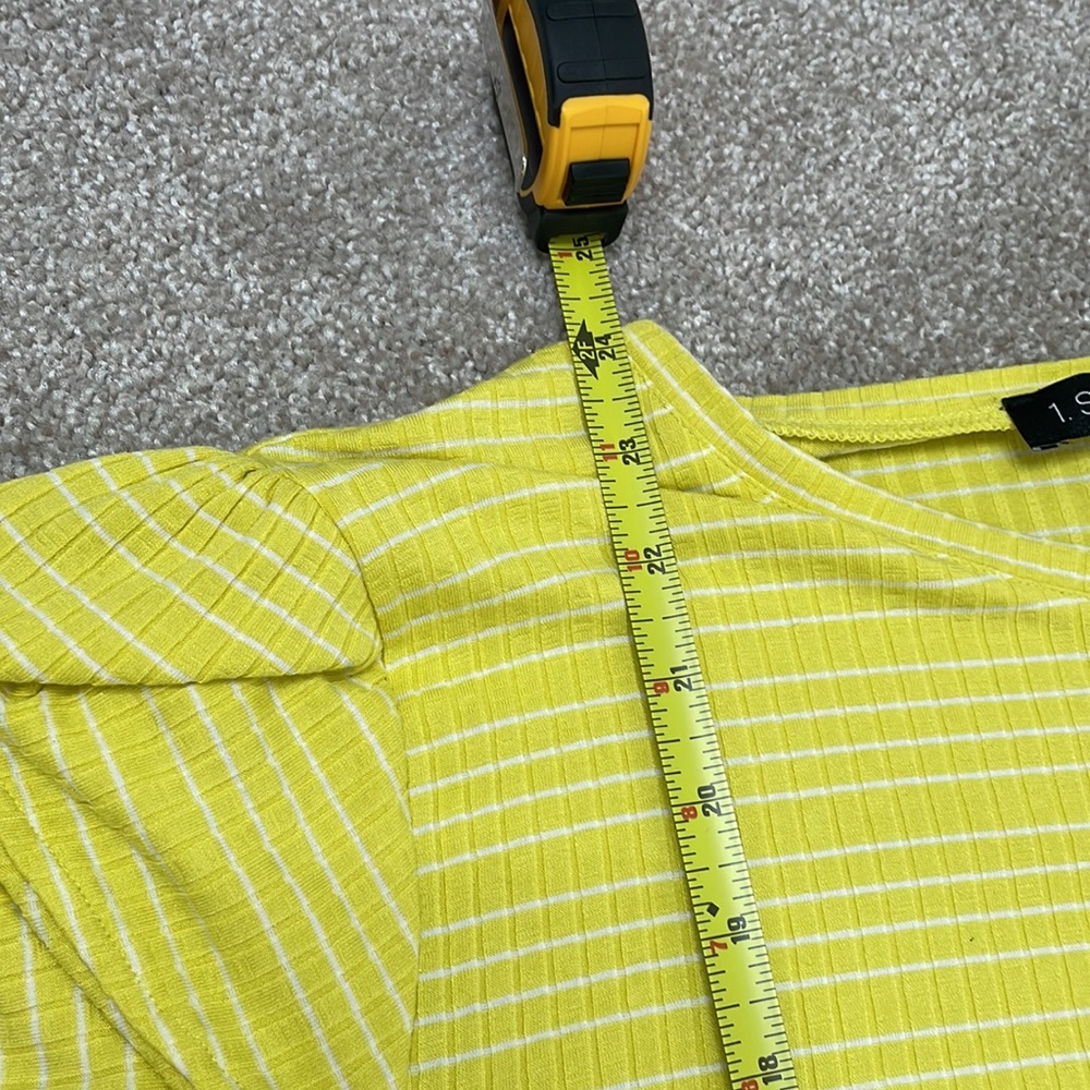1. State Flutter Sleeve Striped Tee - Picture 10 of 11